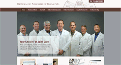 Desktop Screenshot of oaw-ortho.com